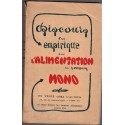 Discours d'un empirique sur l'alimentation, A. Merrheim, 1917 - méthode d'alimentation mono, diététique, cuisine végétarienne,