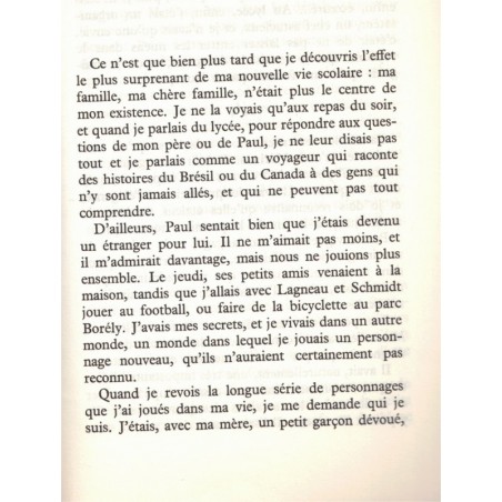 Le temps des amours, Souvenirs d'enfance, Marcel Pagnol, 1977 - autobiographie, collégiens,