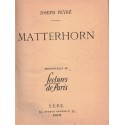 Matterhorn, Joseph Peyré, 1949 - Mont Cervin, Suisse, alpinisme,