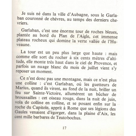 La gloire de mon Père, Souvenirs d'enfance, T1, Marcel Pagnol, 1973 - roman biographique, collection Pastorelly,