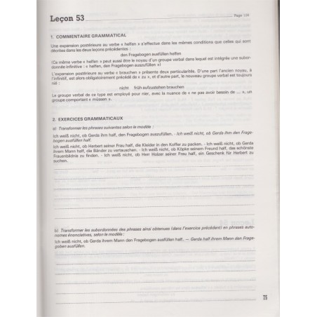 Deutsch in Wort und Bild DWB Band 2, Martin, Zehnacker, 1978, cahier d'exercices d'allemand