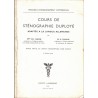 Cours de sténographie Duployé adaptée à la langue allemande, Nann, 1974 - allemand commercial, secrétariat, sténographie,