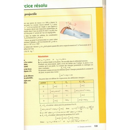 Physique 1ère S, Gérard Ganivet, Microméga, 2001 - manuels de physique, classe de 1ère,