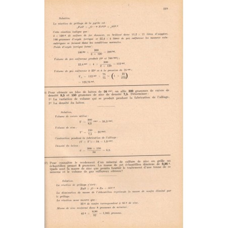 Problèmes de physique et de chimie, livre du Maître, G. Laurent - manuels physique, chimie, livre du maître,