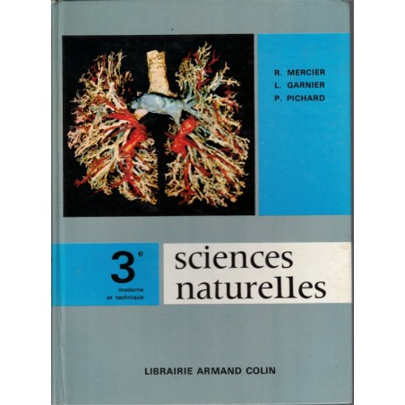 Sciences Naturelles, Paniel, classe de 3e, 1963 - manuels sciences naturelles, anatomie, hygiène,