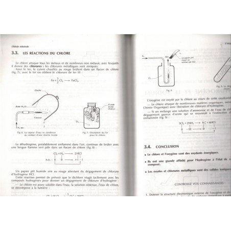 Cours de chimie, concours d'admission dans les écoles paramédicales, Cipriani et Hasmonay, 1986 - , manuels de chimie,