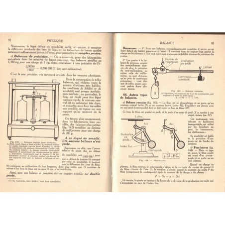Physique, classes de 2e, Georges Tréherne, 1946 - manuels de physique,