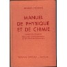 Manuel de physique et de chimie, classe de 3e, Georges Tréherne, 1950 - manuels de physique, manuels de chimie,