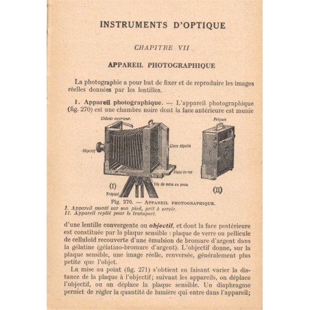 Physique, brevet élémentaire, Escal, 1932 - manuels de physique,