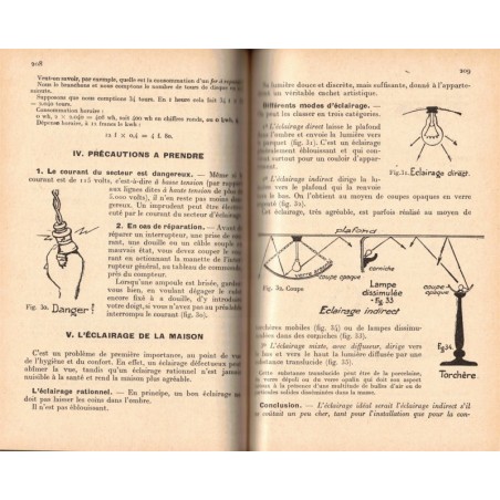 Les sciences appliquées fin d'études primaires filles, Jolly, 1952 -, cuisine, éducation ménagère, famille, décoration,