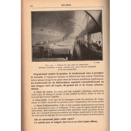 Anatomie et physiologie microbiologie et secourisme hygiène, classe 3e, Oria et Raffin, 1948 - manuels sciences naturelles,  -