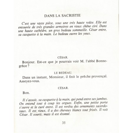 César, film Marcel Pagnol, 1973 - , trilogie marseillaise, Marseille, théâtre XXe s., cinéma, collection Pastorelly,