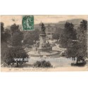 Lyon place Carnot gare Perrache, avec timbre France Semeuse 5 cts vert 1907 - carte postale 69 Rhône, philatélie