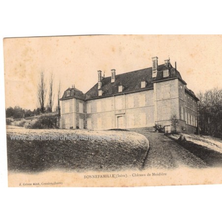 Bonnefamille, Isère, Château de Moidière - carte postale Isère 38, châteaux,