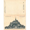 Le Mont Saint-Michel l'hôtel Poulard carte publicitaire - carte postale département 50 Manche, églises, métiers, restaurants,