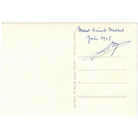 Le Mont Saint-Michel l'abbaye 1948 - carte postale département 50 Manche, églises,