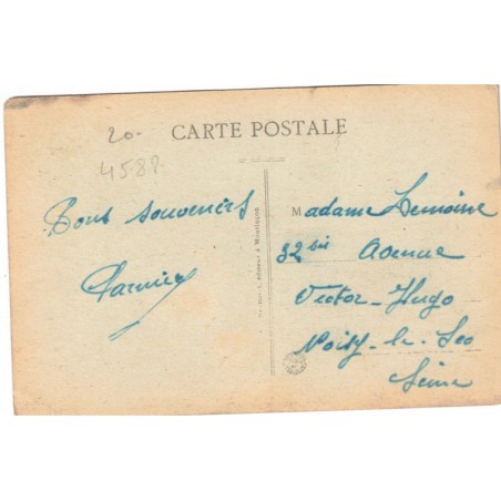 Montluçon, façade du nouvel Hôtel de Ville - carte postale 03 Allier,