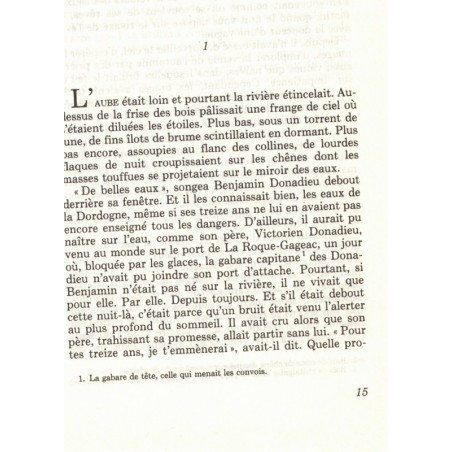 La rivière Espérance, Christian Signol, 1991 - bateliers, Lot, Quercy,