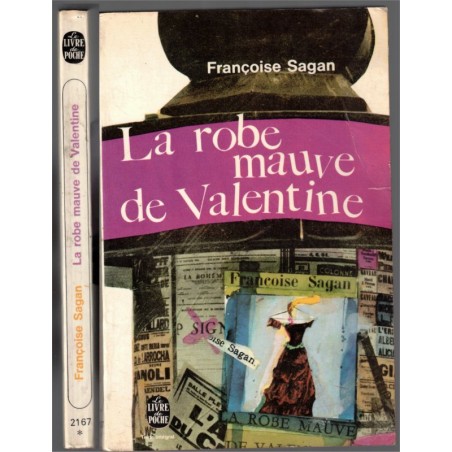 La robe mauve de Valentine, Françoise Sagan, 1967 - marivaudage, roman d'amour,