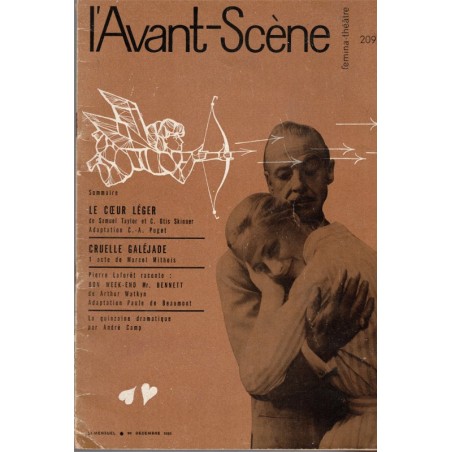 L'Avant-Scène, 1959, Le Coeur léger, Samuel Taylor, Simone Renaut, Fernand Gravey - théâtre XXe s., cinéma, spectacles,