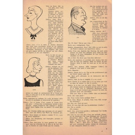 L'Avant-Scène, 1959, Le Coeur léger, Samuel Taylor, Simone Renaut, Fernand Gravey - théâtre XXe s., cinéma, spectacles,