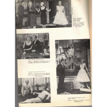 L'Avant-Scène, 1959, Le Coeur léger, Samuel Taylor, Simone Renaut, Fernand Gravey - théâtre XXe s., cinéma, spectacles,