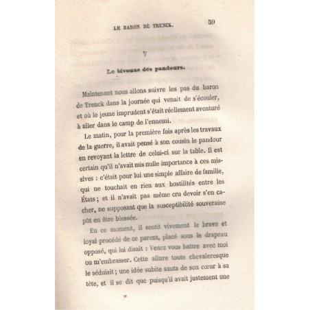 Le Baron de Trenck, Clémence Robert, 1874 - Prusse XVIIIe siècle, roman historique, romans populaires,
