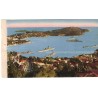 Villefranche et le Cap Ferrat - série Côte d'Azur, collection Loel Nice, carte postale 06 Alpes-Maritimes, bateaux militaires,