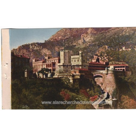 Monaco, le Palais du Prince - série Côte d'Azur, collection Loel Nice, carte postale Principauté de Monaco,
