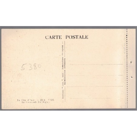 Nice, Promenade des Anglais - série Côte d'Azur, collection Loel Nice, carte postale 06 Alpes-Maritimes,