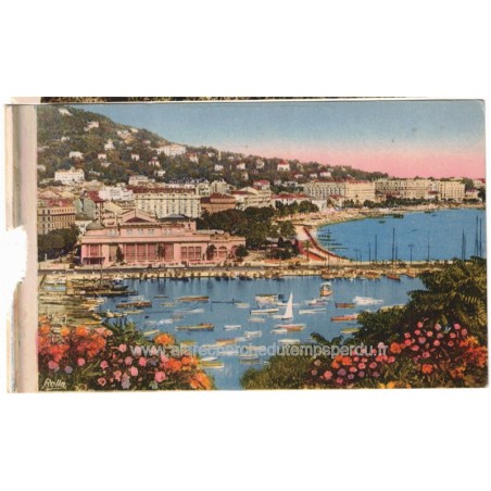 Cannes, vue prise du Mont Chevalier - série Côte d'Azur, collection Loel Nice, carte postale 06 Alpes-Maritimes,