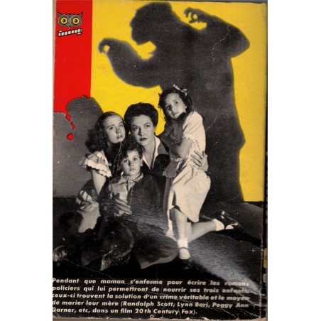 Maman déteste la Police, Craig Rice, 1956 - Collection La Chouette, polars, roman policier,