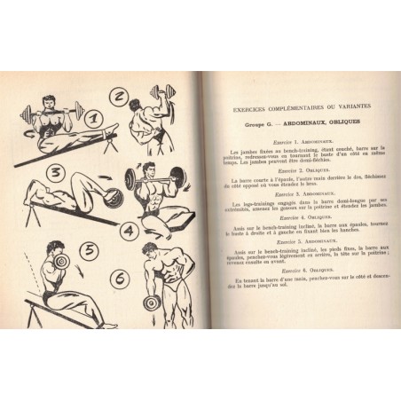 Toute la culture physique, nouvelle méthode franco-américaine complète, Marcel Rouet, 1954 - culturisme, gymnastique,