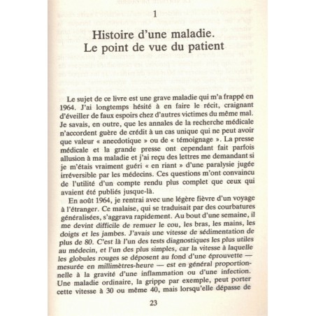 La volonté de guérir, Norman Cousins, 1980 - psychologie du malade,