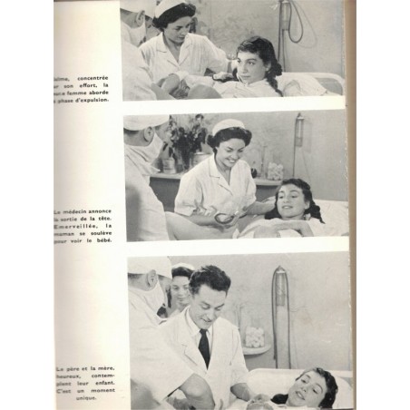 L'accouchement sans douleur, Elle encyclopédie, 1957 - maternité, obstétrique, médecine, condition de la femme 1950