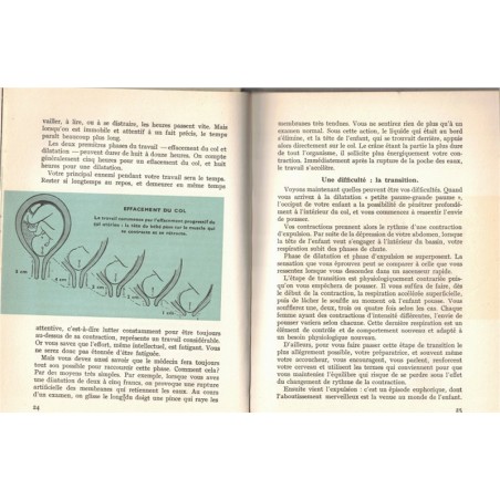 L'accouchement sans douleur, Elle encyclopédie, 1957 - maternité, obstétrique, médecine, condition de la femme 1950
