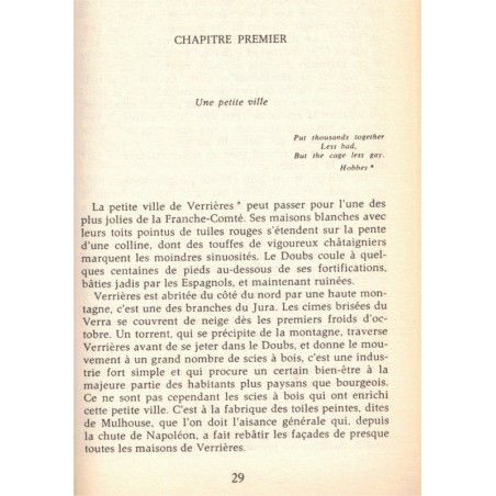 Le Rouge et le Noir, Stendhal, 1991 - Julien Sorel, jeune homme ambitieux, littérature XIXe siècle,