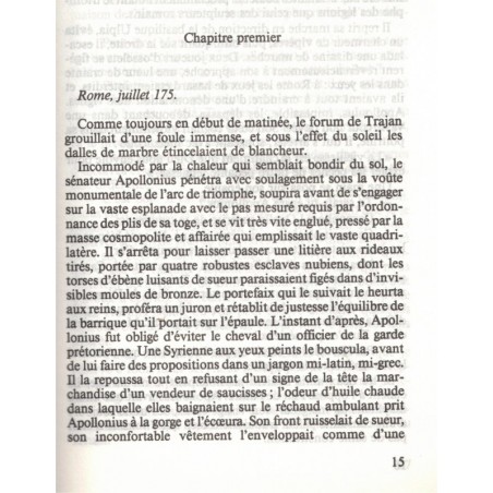 La pourpre et l'olivier, Gilbert Sinoué, 1988 - Rome antique, roman historique,