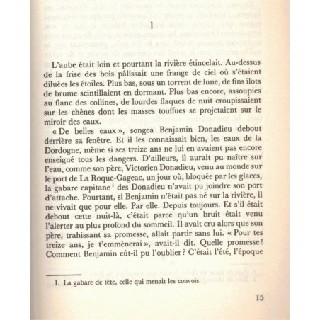 La rivière Espérance, Christian Signol, 1990 - bateliers, Lot, Quercy,