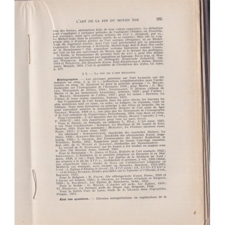 Histoire de l'art II, Moyen Age et temps modernes, Pierre Lavedan, 1944 - manuel Art, université