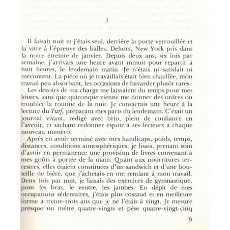 Vol nocturne, Irwin Shaw, 1976 - argent tombé du ciel,