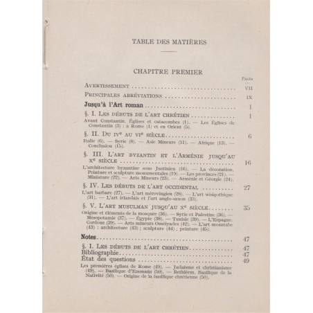 Histoire de l'art II, Moyen Age et temps modernes, Pierre Lavedan, 1944 - manuel Art, université