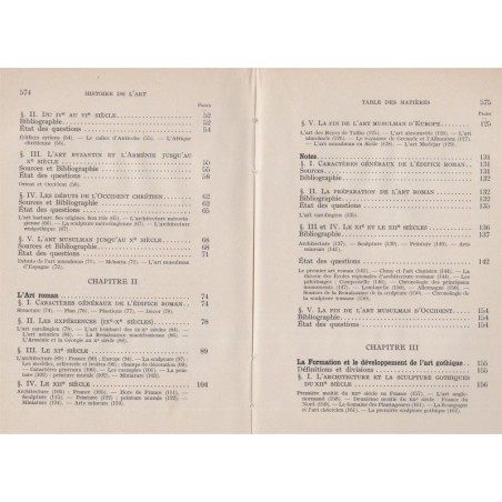 Histoire de l'art II, Moyen Age et temps modernes, Pierre Lavedan, 1944 - manuel Art, université