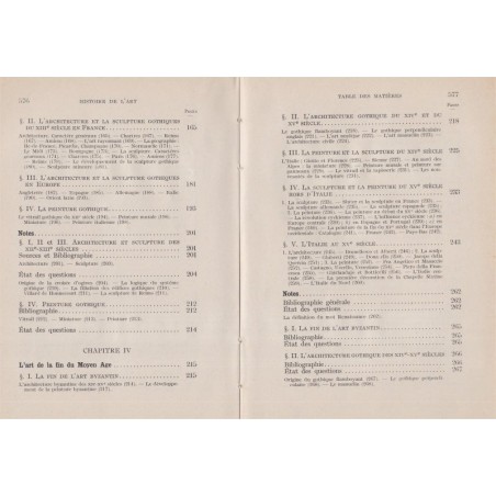 Histoire de l'art II, Moyen Age et temps modernes, Pierre Lavedan, 1944 - manuel Art, université