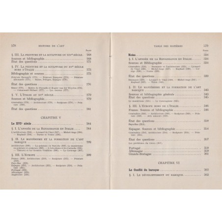 Histoire de l'art II, Moyen Age et temps modernes, Pierre Lavedan, 1944 - manuel Art, université