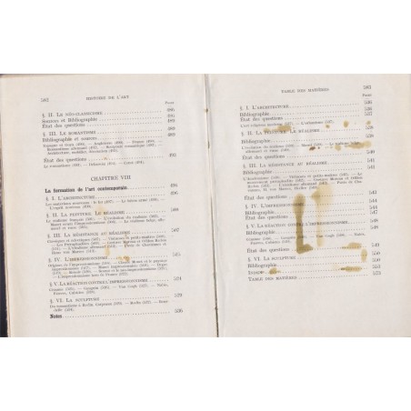 Histoire de l'art II, Moyen Age et temps modernes, Pierre Lavedan, 1944 - manuel Art, université