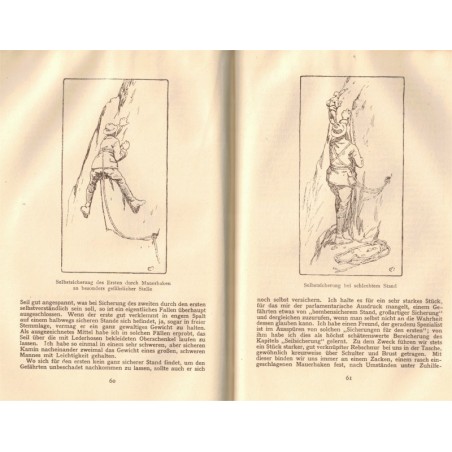 L'escalade sur roches - Das Klettern im Fels, Franz Nieberl, 1909 -, escalade, alpinisme, sport,