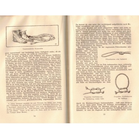 L'escalade sur roches - Das Klettern im Fels, Franz Nieberl, 1909 -, escalade, alpinisme, sport,