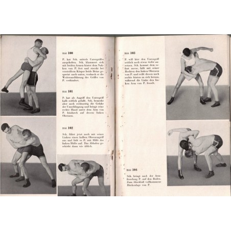 Sports de combat - Ringsport neu gesehen, die Grundschule des Anfängers, Wolfram Werner, 1942 - lutte, arts martiaux,
