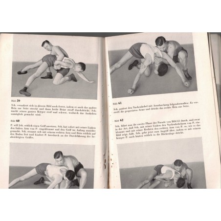Sports de combat - Ringsport neu gesehen, die Grundschule des Anfängers, Wolfram Werner, 1942 - lutte, arts martiaux,